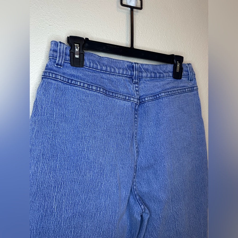 90s LA Blues High Waisted Stone Wash Mom Jeans Women’s Size 16 Tapered Leg - Picture 6 of 10